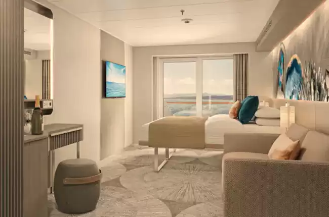 Cabina con balcone
