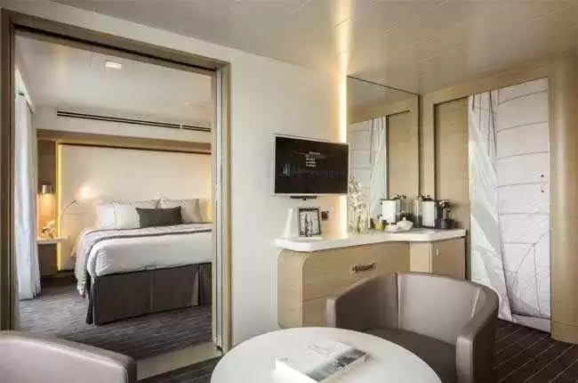 Cabina con balcone