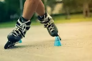 Piste de patins à roulettes